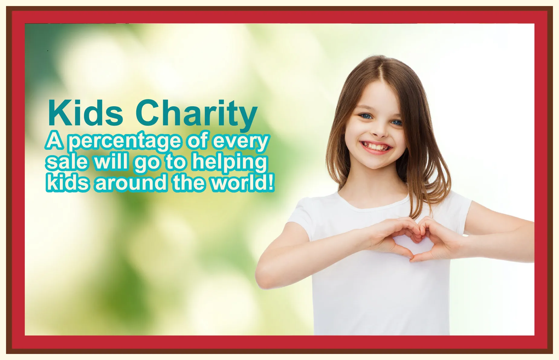 the gift that keeps on giving gives even more by donating a percentage of sales to childrens charity